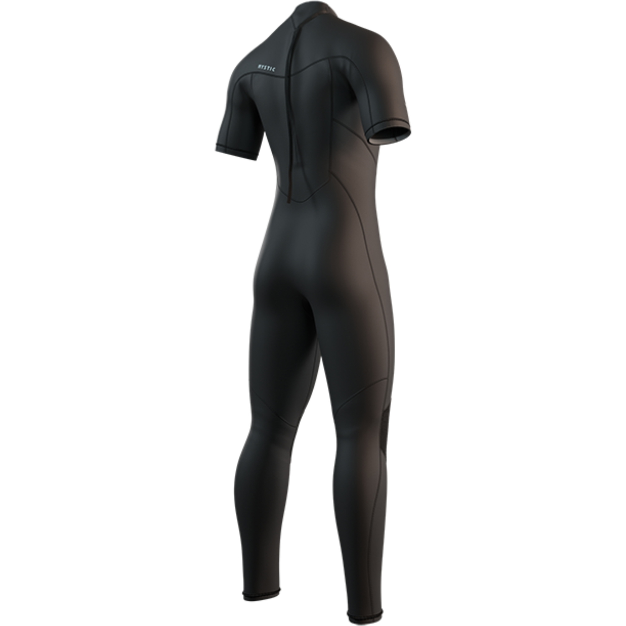 2026 Mystic Mens Brand 3/2mm Short Arm Back Zip Flatlock Wetsuit 35000.250033 - Black